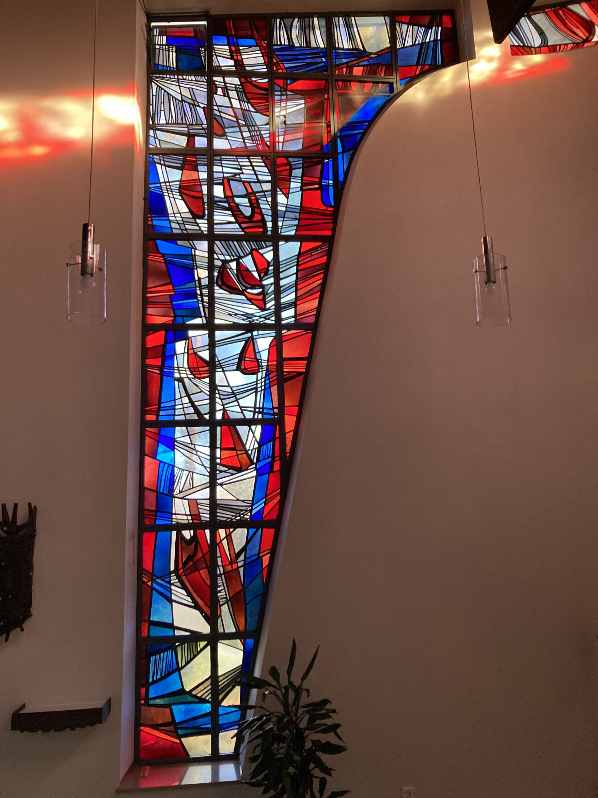 Glasfenster in der Klosterkapelle