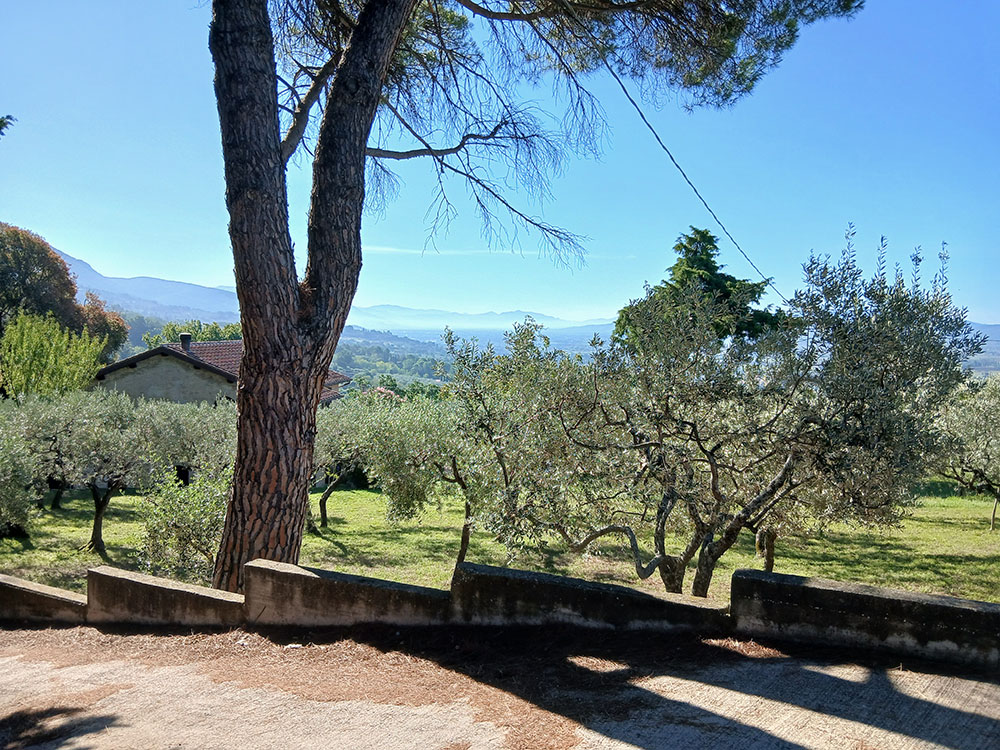 Auf dem Weg von Assisi nach San Damiano